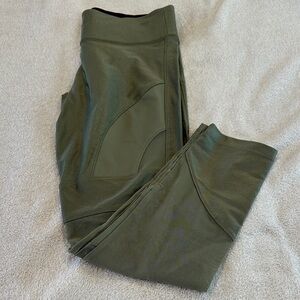 Pink- Olive Green Leggings S
